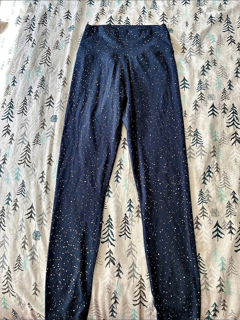 Born Primitive Leggings - Navy Blue & Silver, Medium